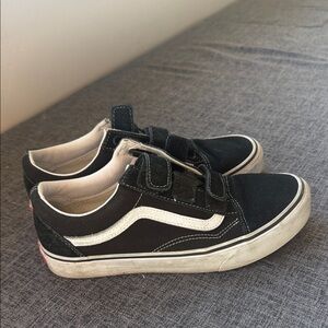 Vans Kids Black and White Sneakers